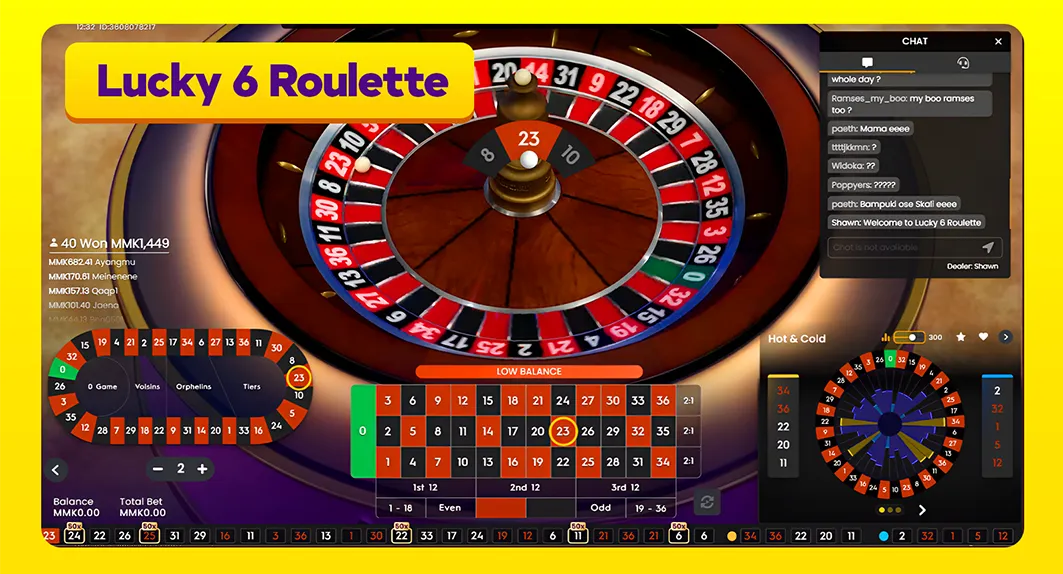 Big Lucky 6 Roulette Pragmatic pLay