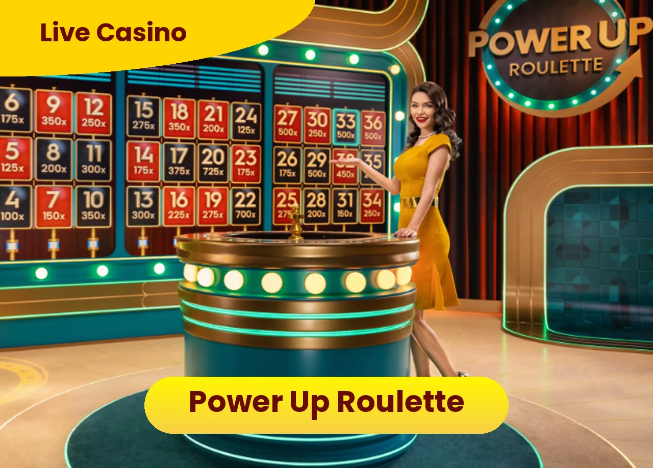 PowerUP Roulette live casino