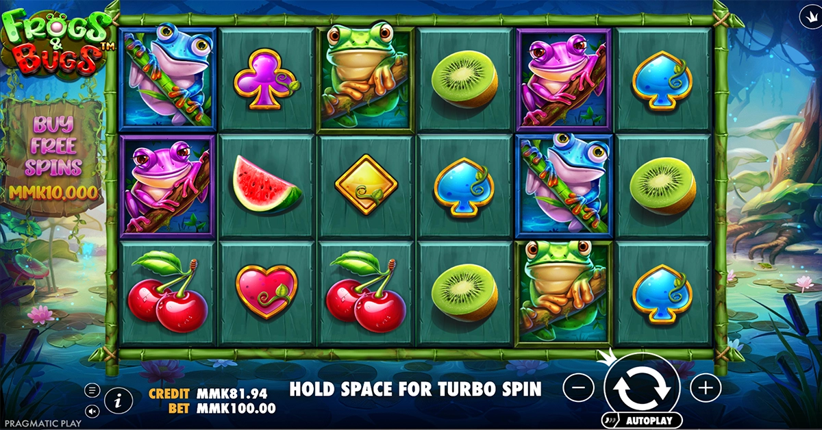 Frogs & Bugs pragmatic play