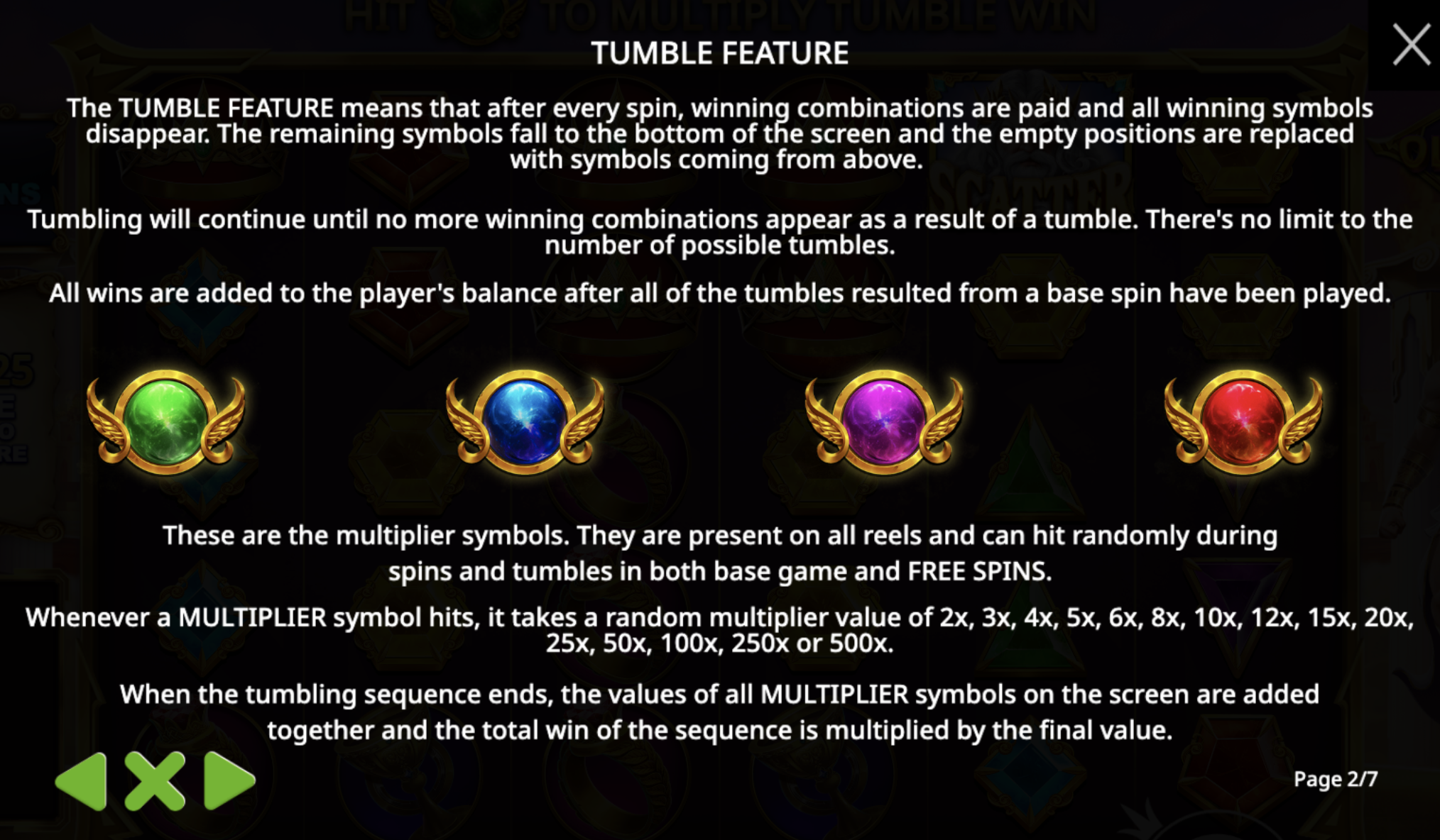 Gates of Olympus Feature
