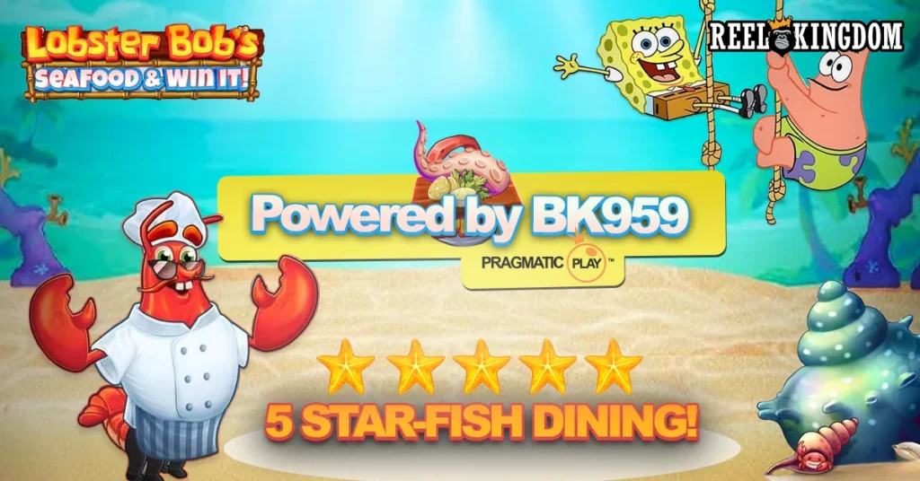 Lobster bob's sea food and win it slot game