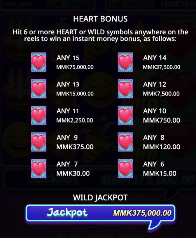 Emotiwins Heart Bonus