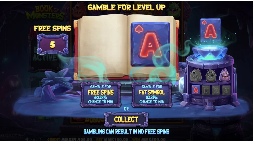 Book of Monsters Free Spin