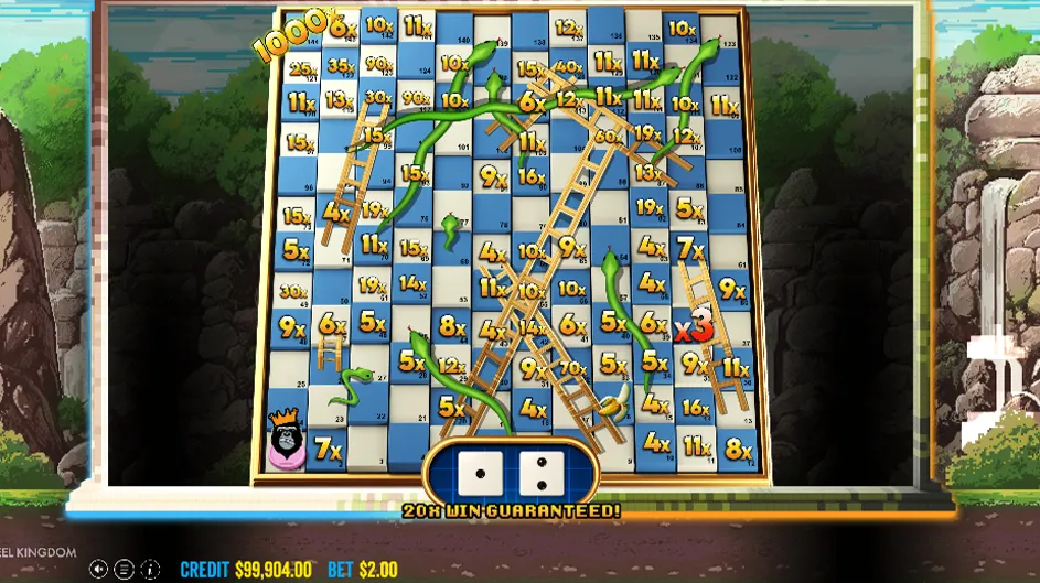 Snakes and Ladders Megadice Board Game