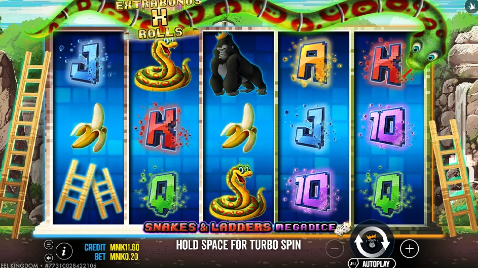 Snakes and Ladders Megadice Slot