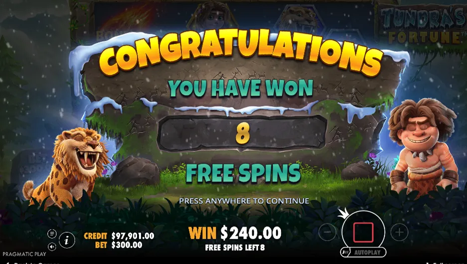 Tundra's Fortune Free Bonus