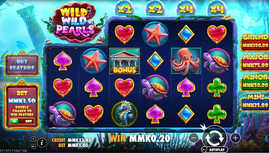 Wild Wild Pearls Slot Myanmar
